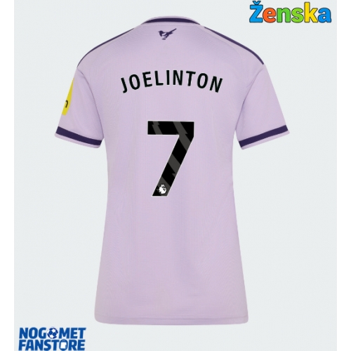 Newcastle United Joelinton #7 Rezervni Dres za Ženska 2026-27 Kratak Rukav